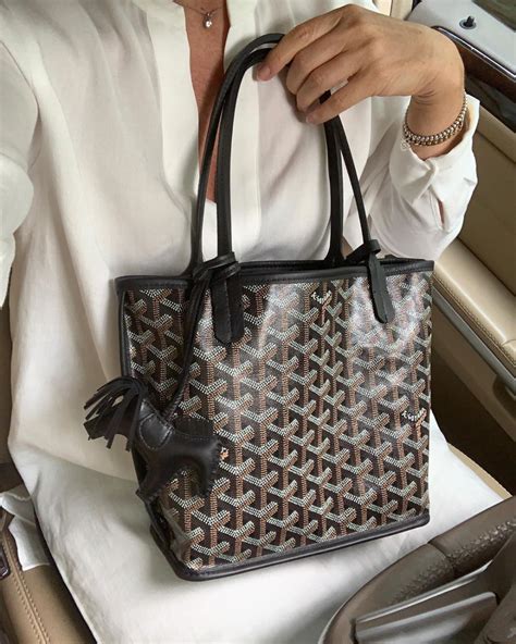 Goyard small tote bag